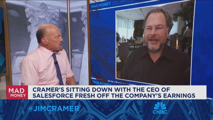 We're seeing an incredible transformation in enterprise, says Salesforce CEO Marc Benioff