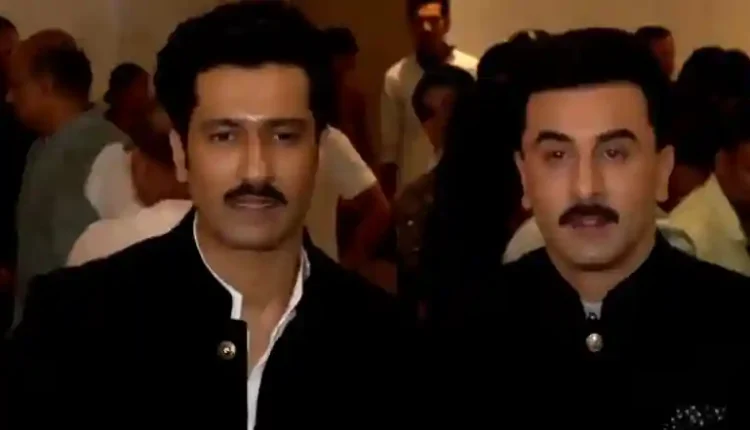 ‘Mera Desh Pehle - The Untold Story of Shri Narendra Modi’: ‘Love and War’ Co-Stars Ranbir Kapoor and Vicky Kaushal Make Stylish Appearance Together at Musical Screening (Watch Video)