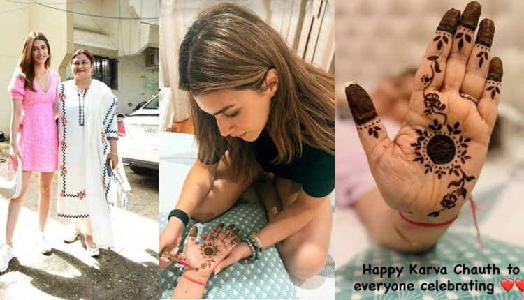 On Karwa Chauth 2025, Kriti Sanon Turns Her Mother's Personal Mehendi Artist | People News