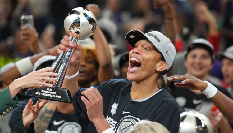 A'ja Wilson pours in 31 as Aces complete WNBA Finals sweep of Mercury