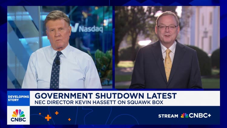 NEC Director Kevin Hassett: Pres. Trump may 'start taking sharp measures' if next funding bill fails