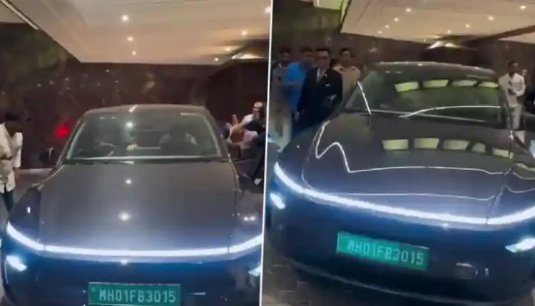 Rohit Sharma Buys New Tesla Electric Car, Indian Cricketer Chooses Special Number Plate ‘3015’ Based on Daughter Samaira and Son Ahaan’s Birth Dates