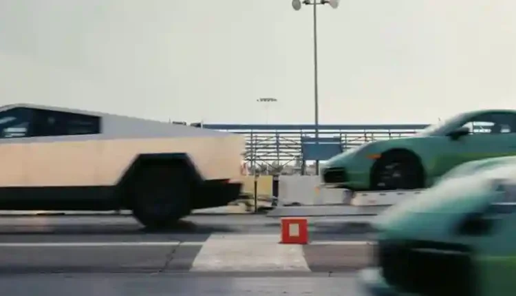Tesla Cybertruck Outperforms Porsche 911 in Drag Race While Towing Same Model Behind It, Elon Musk Reacts (Watch Video)