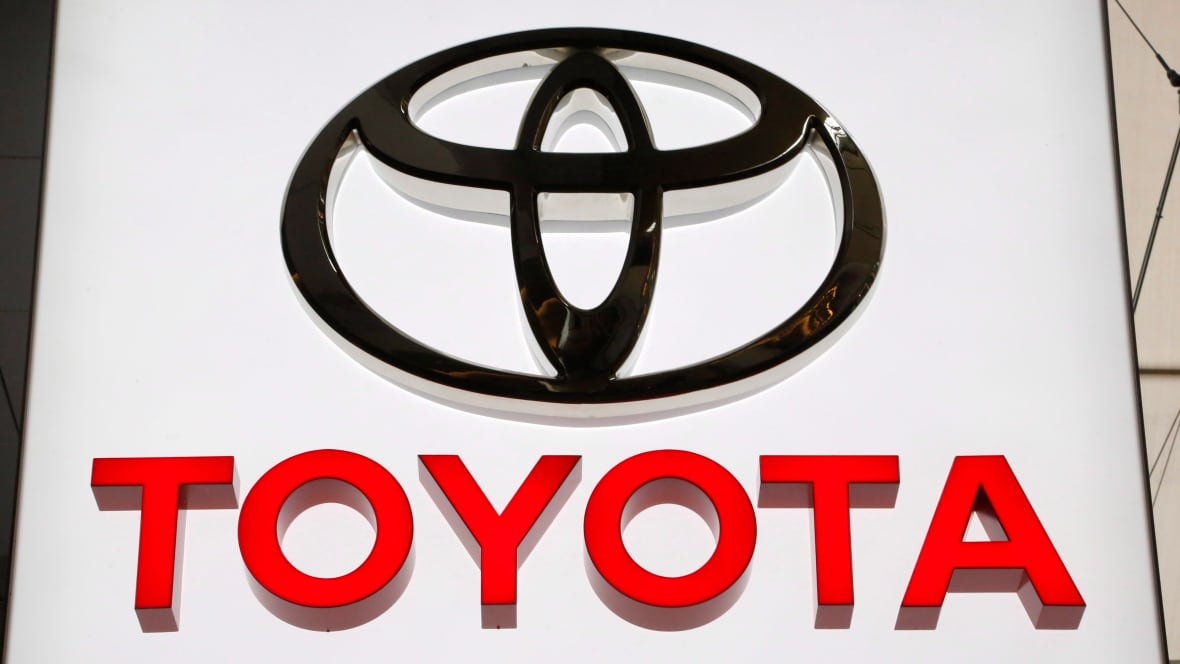 The Toyota logo is displayed in red and silver.