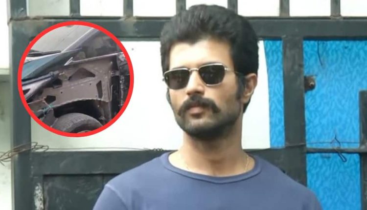 Vijay Deverakonda's Car Involved In Road Accident While Returning From Puttaparthi | People News