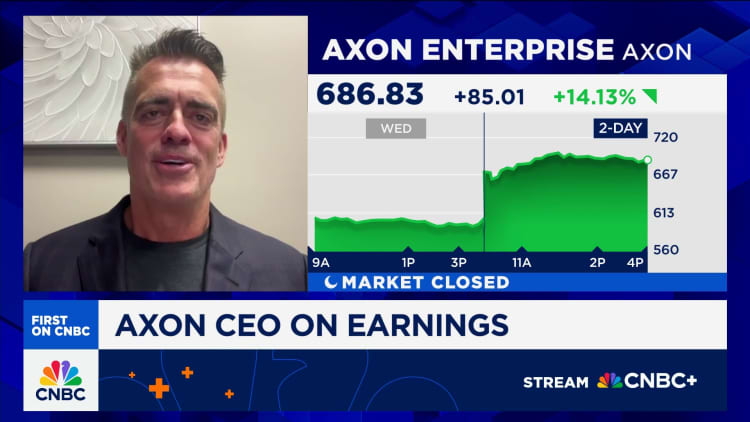 We're in amazing position to take advantage of the AI era, says Axon CEO Rick Smith