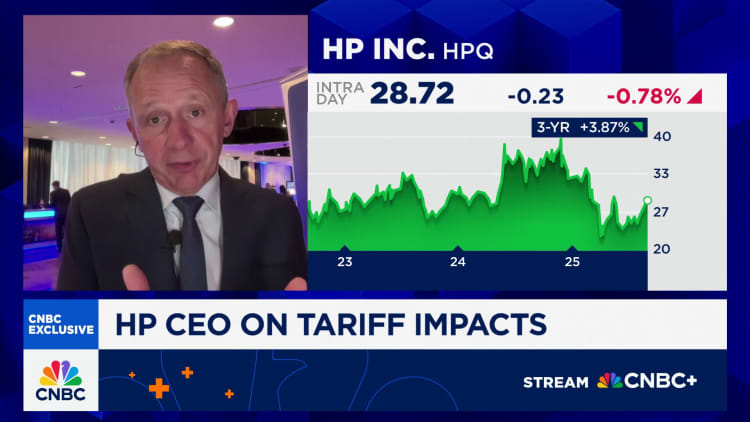HP CEO: Tariffs are mostly nonmaterial