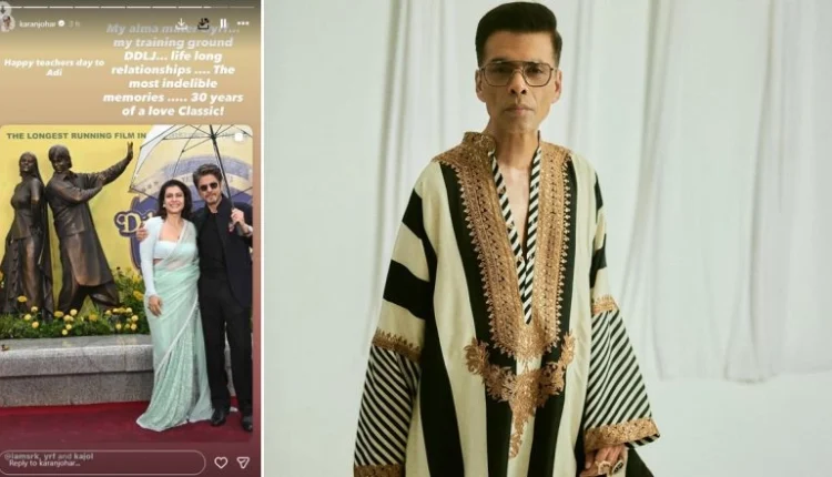 ‘My Training Ground, My Alma Mater’: Karan Johar on 30 Years of Shah Rukh–Kajol’s DDLJ (View Post)