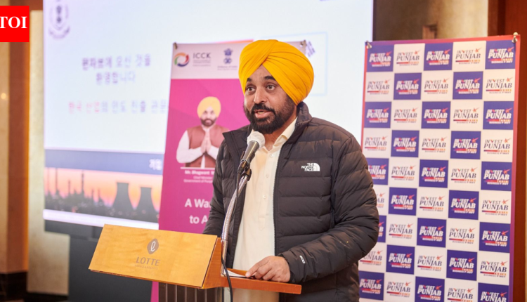 Mann meets South Korean industrialists, pitches Punjab as future-ready investment destination | India News