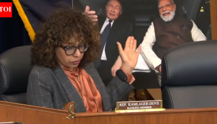 ‘Poster worth a thousand words’: Democrat points to PM Modi–Putin car photo in US Congress; warns Trump on India ties