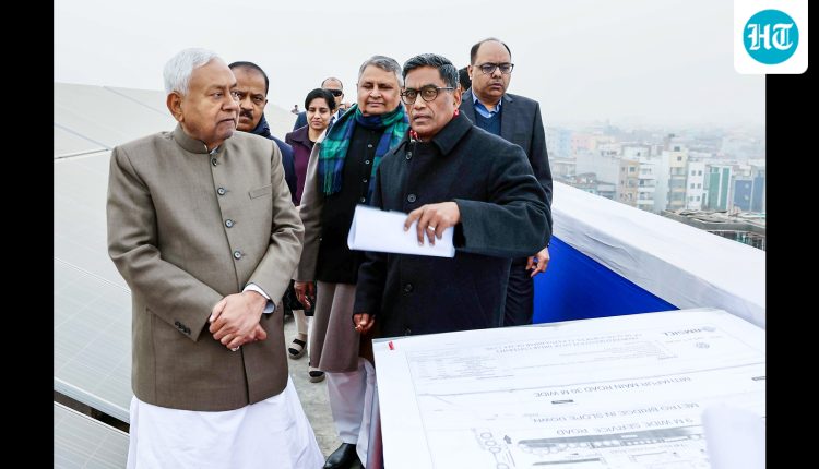 Nitish visits BHSU & BEU campuses, calls for timely completion of construction