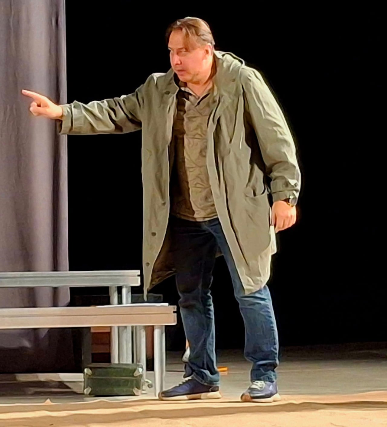 Ihor Kytrysh, an actor who performed at the Mariupol theatre since 2000, is now part of a theatre troupe based in western Ukraine. 