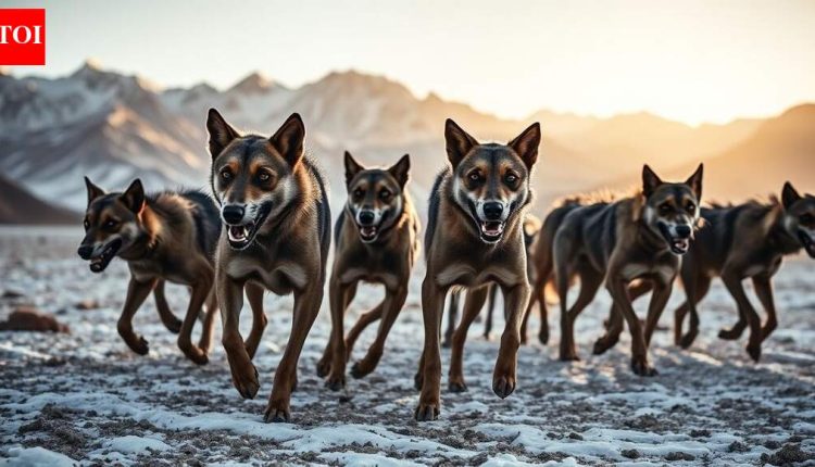 Ladkah: On the roof of the world, feral dogs hunt down Ladakh’s rare species | India News