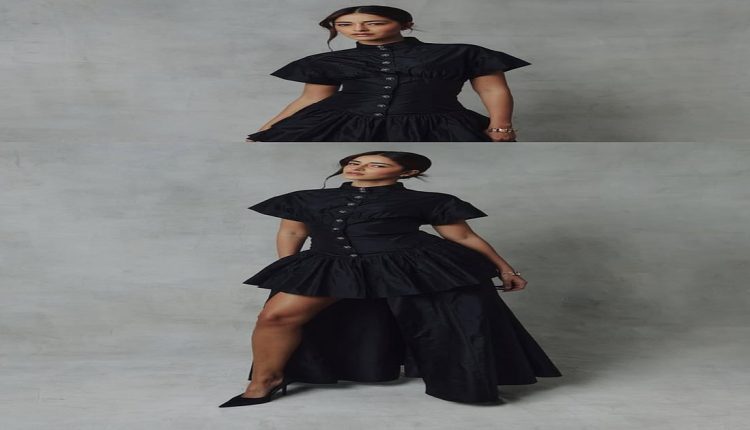 Ananya Panday Channels Parisian Chic In An All-Black Chanel Statement Dress