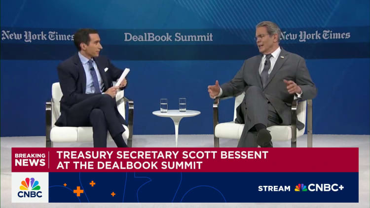 'I don't believe tariffs are a tax,' says Treasury Secretary Bessent