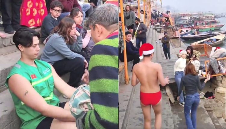 Group Of Foreigners Harrased By Locals In Varanasi For Wearing 