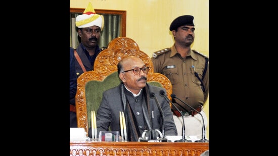 Jharkhand assembly speaker Rabindra Nath Mahto (HT FIlE)