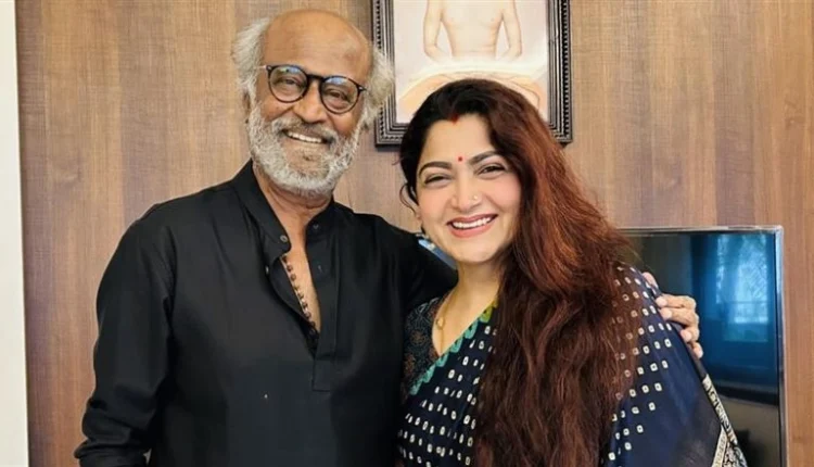 Rajinikanth Birthday: Khushbu Sundar Calls Superstar ‘God’s Favourite Child’ in Heartfelt Wish (View Post)