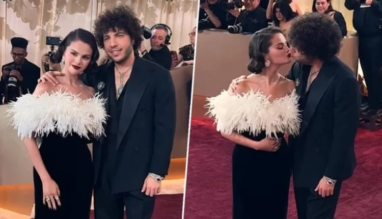 Golden Globes 2026: Selena Gomez Dazzles in Custom Chanel Gown As She Walks the Red Carpet With Husband Benny Blanco (Watch Video)